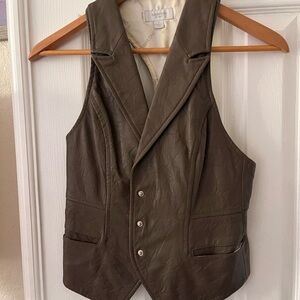 Richard Chi for target grey leather Vest